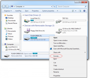 To format a USB Flash Drive to FAT32 in Windows follow the next steps: 
